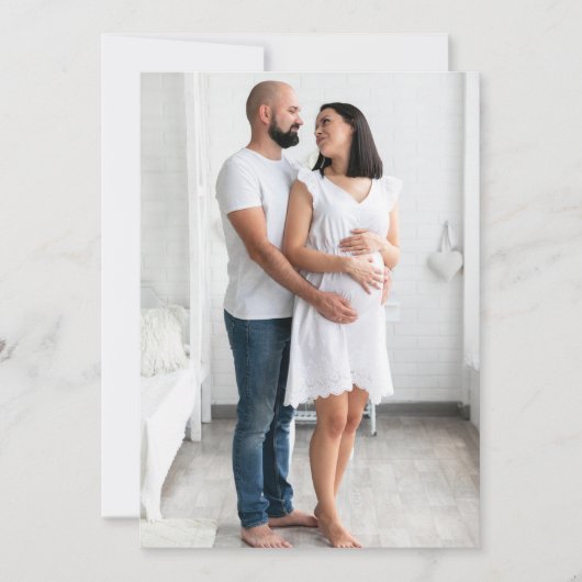 Waterverf Bloemen en Eucalyptus Groen Foto Th Bedankkaart (Voorkant)