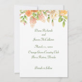 Waterverf bloemen en fruit sparen de Datum Kaart (Achterkant)