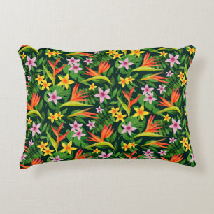 Waterverf Bloemen en Fruitbloempatroon-23768 Accent Kussen