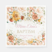 Waterverf bloemen en gouden servetten (Voorkant)