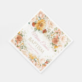 Waterverf bloemen en gouden servetten (Hoek)