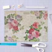 Waterverf bloemen en script op perkament papier (Craft)