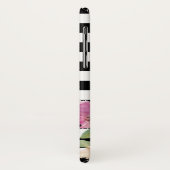 Waterverf bloemen en strips Case-Mate iPhone case (Achterkant/links)