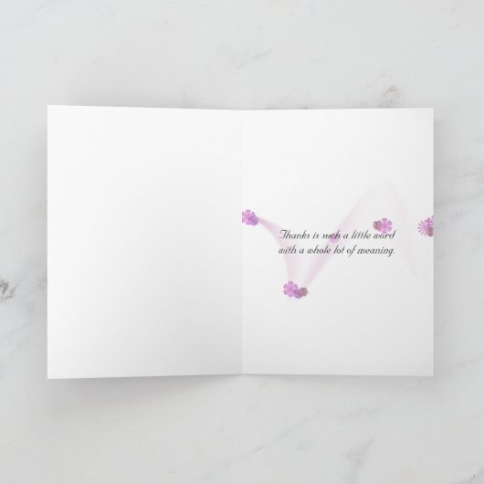 waterverf bloemen en vlinder bedankt (Binnen)