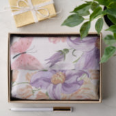 Waterverf bloemen en vlinders decoupage tissuepapier (Geschenk)