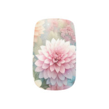 Waterverf Bloemen en zee en schelpen op het strand