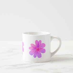 Waterverf bloemen espresso kop