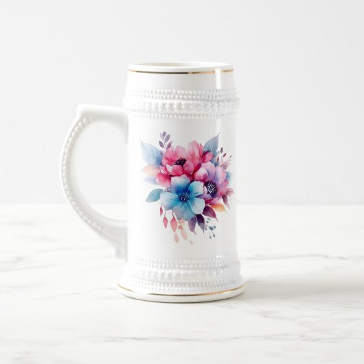 Waterverf Bloemen Floral Design-45893 Bierpul (Links)
