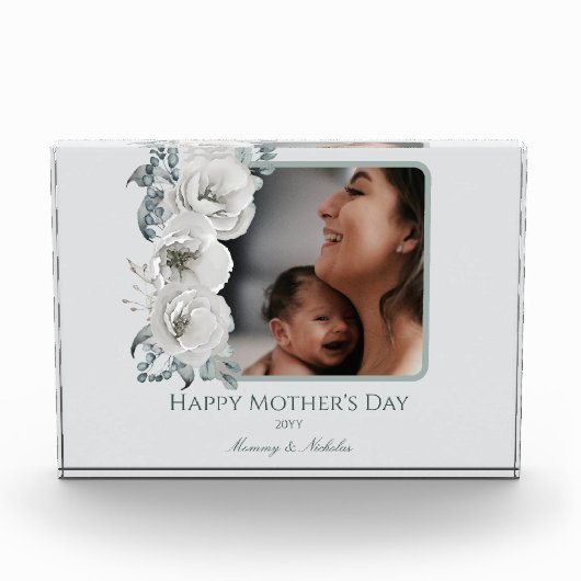 Waterverf Bloemen Foto Moederdag (Voorkant)