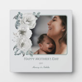 Waterverf Bloemen Foto Moederdag Fotoplaat (Voorkant)