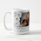 Waterverf Bloemen Foto Moederdag Koffiemok (Links)
