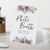 Waterverf Bloemen Fotocabine Reclamebord Met Voetstuk (Insitu)