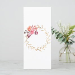 Waterverf Bloemen Frame Watercolor Bloemen