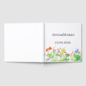 Waterverf bloemen gastenboek (Volledig)