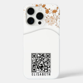 Waterverf Bloemen Gepersonaliseerde Telefoonhoesje iPhone 16 Pro Hoesje