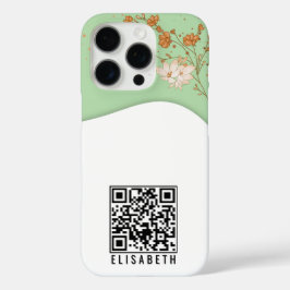 Waterverf Bloemen Gepersonaliseerde Telefoonhoesje iPhone 16 Pro Hoesje