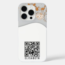 Waterverf Bloemen Gepersonaliseerde Telefoonhoesje iPhone 16 Pro Hoesje