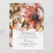  Waterverf bloemen gevechten Kaart (Voorkant / Achterkant)