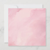 Waterverf Bloemen Giraffe Lint Meisje Verjaardag Bedankkaart (Achterkant)