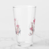 Waterverf bloemen glas (Links)