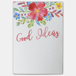 Waterverf bloemen Goede ideeën Post-it® Notes