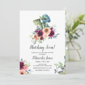 Waterverf Bloemen Green-Wing Dragon Hatching Binne Kaart (Staand voorkant)