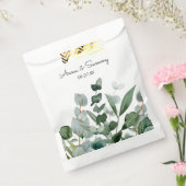 Waterverf Bloemen groen bladeren bruiloft Bedankzakje (Gezegeld)
