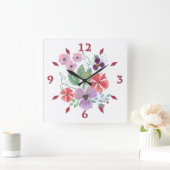 Waterverf bloemen . grote klok (Huis)