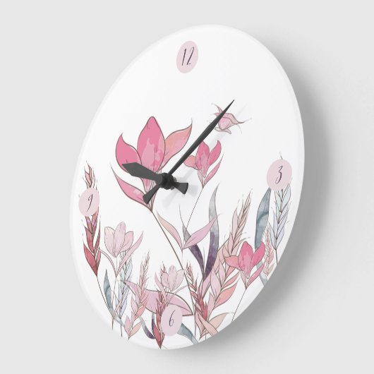 Waterverf bloemen grote klok (Hoek)