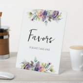 Waterverf Bloemen gunsten Reclamebord Met Voetstuk (Insitu)