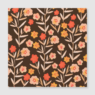 Waterverf Bloemen: Hand getrokken textuur