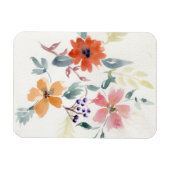 Waterverf Bloemen | Handgeschilderde Kunst Magneet (Horizontaal)