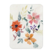 Waterverf Bloemen | Handgeschilderde Kunst Magneet (Verticaal)