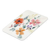 Waterverf Bloemen | Handgeschilderde Kunst Magneet (Linkerzijde)