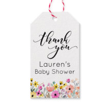 Waterverf bloemen Hartelijk dank