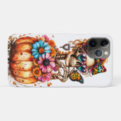 Waterverf Bloemen Herfst Pompoen Case-Mate iPhone Case (Achterkant (horizontaal))