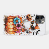 Waterverf Bloemen Herfst Pompoen Case-Mate iPhone Case (Achterkant (horizontaal))