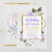 Waterverf Bloemen Herfst Pompoenen 50ste Verjaarda Kaart (Voorkant / Achterkant)