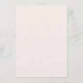 Waterverf Bloemen Hibiscus Tropische bruiloft Menu (Achterkant)