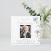 Waterverf Bloemen Hummingbird Viering van het leve Kaart (Staand voorkant)