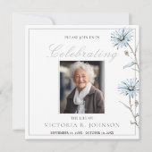 Waterverf Bloemen Hummingbird Viering van het leve Kaart (Voorkant)