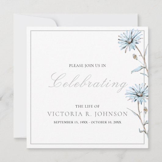 Waterverf Bloemen Hummingbird Viering van het leve Kaart (Voorkant)