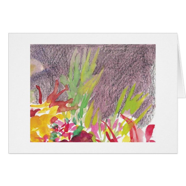 Waterverf bloemen ii (Voorkant Horizontaal)