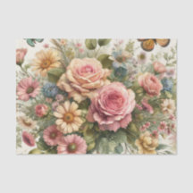 Waterverf Bloemen in pastelkleuren