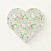 Waterverf Bloemen in Roze en Perzik Notitieboek (Achterkant)