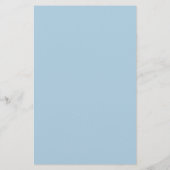 Waterverf bloemen in Teacup Baby Brunch Invite (Achterkant)