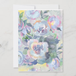 waterverf bloemen kaart