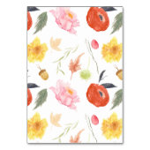 Waterverf Bloemen Kaart (Achterkant)