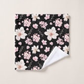Waterverf Bloemen Kersenbloesem bloemenmotief Bad Handdoek (Wasdoekje)