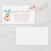 Waterverf Bloemen Kleine Vogels Boeken voor Baby Informatiekaartje (Voorkant / Achterkant)